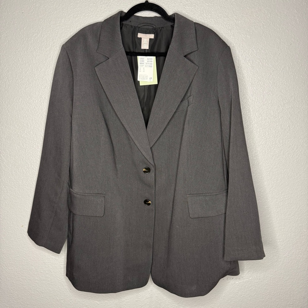 H&M Women's Gray Blazer- XL